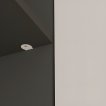 Interiax Kledingkast 'Lucca' 4 Deuren En 1 Lade | Antraciet/Cashmere | 210x180,4x54 cm miniatuur