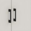 Interiax Kledingkast 'Lucca' 5 Deuren En 1 Lade | Antraciet/Cashmere | 210x225x54 cm miniatuur