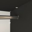 Interiax Kledingkast 'Lucca' 5 Deuren En 1 Lade | Antraciet/Cashmere | 210x225x54 cm miniatuur