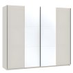 Interiax Kledingkast 'Bolzano' 2 Schuifdeuren Met Spiegel | Cashmere | 200x228x57,7 cm miniatuur