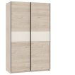 Interiax Kledingkast 'Bari' 2 Deuren | Artisan Eik/Cashmere | 204,5x122,4x60,3 cm miniatuur