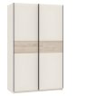 Interiax Kledingkast 'Bari' 2 Deuren | Cashmere/Artisan Eik | 204,5x122,4x60,3 cm miniatuur