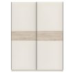 Interiax Kledingkast 'Bari' 2 Deuren | Cashmere/Artisan Eik | 204,5x150,6x60,3 cm miniatuur