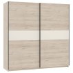 Interiax Kledingkast 'Bari' 2 Deuren | Artisan Eik/Cashmere | 204,5x200,2x60,3 cm miniatuur