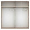 Interiax Kledingkast 'Bari' 2 Deuren | Artisan Eik/Cashmere | 204,5x200,2x60,3 cm miniatuur