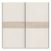 Interiax Kledingkast 'Bari' 2 Deuren | Cashmere/Artisan Eik | 204,5x200,2x60,3 cm miniatuur