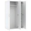 Interiax Kledingkast 'Verona' 3 Deuren | Wit | 179x110,7x51,9 cm miniatuur