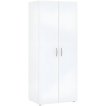 Interiax Kledingkast 'Verona' 2 Deuren | Wit | 179x74x51,9 cm miniatuur