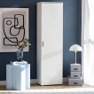 Interiax Kledingkast 'Padova' 1 Deur | Wit | 183,3x50,2x34,7 cm miniatuur