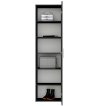 Interiax Kledingkast 'Padova' 1 Deur | Antraciet | 183,3x50,2x34,7 cm miniatuur
