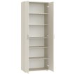 Interiax Kledingkast 'Padova' 2 Deuren | Cashmere | 184,7x69,2x35 cm miniatuur