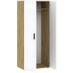 Interiax Kledingkast 'Vicenza' 2 Deuren | Artisan Eik/Wit | 179x74x51,9 cm miniatuur