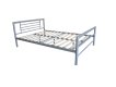 Bed 'Sandro' Grijs 140x200 Met Lattenbodem miniatuur