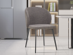 Interiax Chaise de salle à manger Livia Bouclé Gris miniature