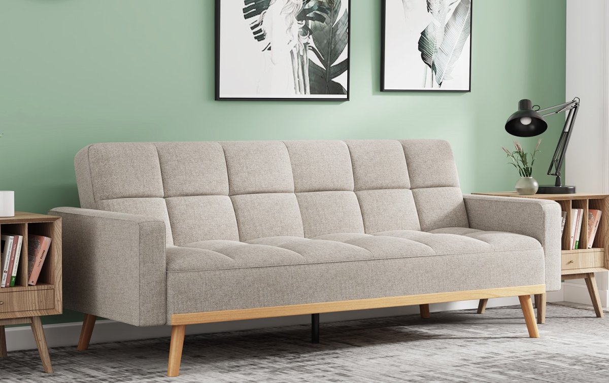 Interiax Canapé-lit 'Anna' Beige