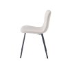 Interiax Chaise de salle à manger Jade Bouclé Sable miniature