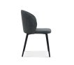 Interiax Dining Chair Livia Fabric Dark Grey thumbnail