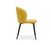 Interiax Dining Chair Livia Fabric Yellow thumbnail