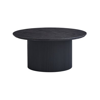 Interiax Salontafel 'Rayan' 80 cm Rond Decor Donkerbruin