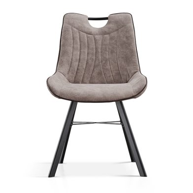Interiax Dining Chair Ida Micro Fiber PU Grey