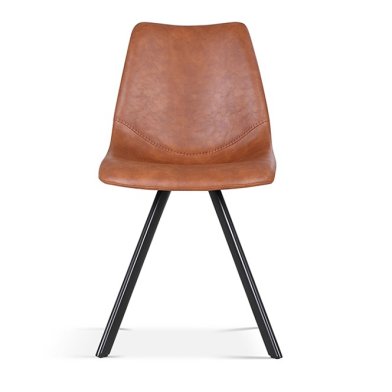 Interiax Dining Chair Anna PU Cognac