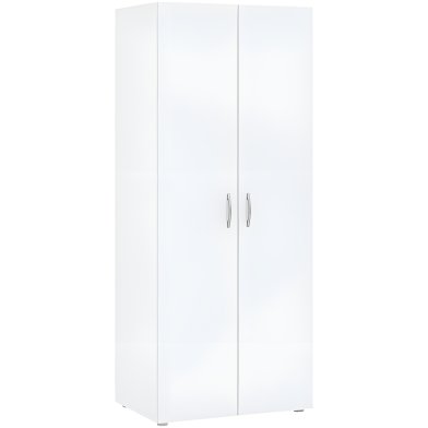 Interiax Armoire 'Verona' 2 Portes | Blanc | 179x74x51,9 cm