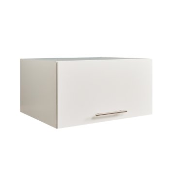 Interiax WASHWALL 'Mary' Washing Machine Top Cabinet White - With 1 Flap Door With Pump- 38x67.5x67.5 cm