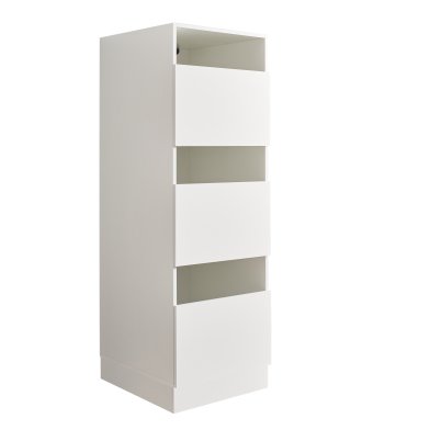 Interiax WASHWALL 'Mary' Washing Machine Laundry Basket Cabinet White - Laundry Sorter Cabinet - 162x50x67.5 cm