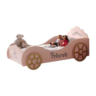 Princess Pinky Car Bed - Pink - Children's Bed