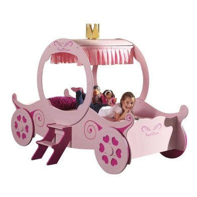 Princess Kate Car Bed - Pink - Children's Bed