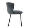 Interiax Dining Chair Yara Fabric Dark Grey thumbnail