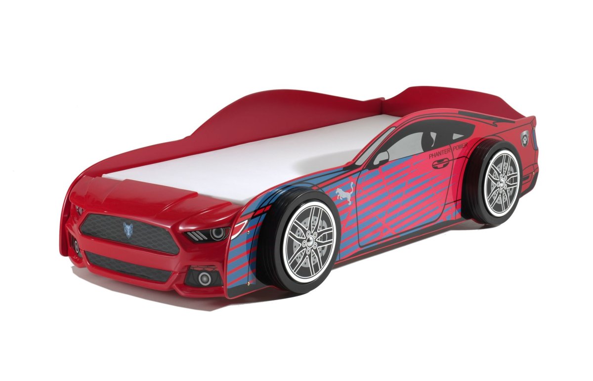 Panther Power Lit Voiture - Rouge - Lit Enfant