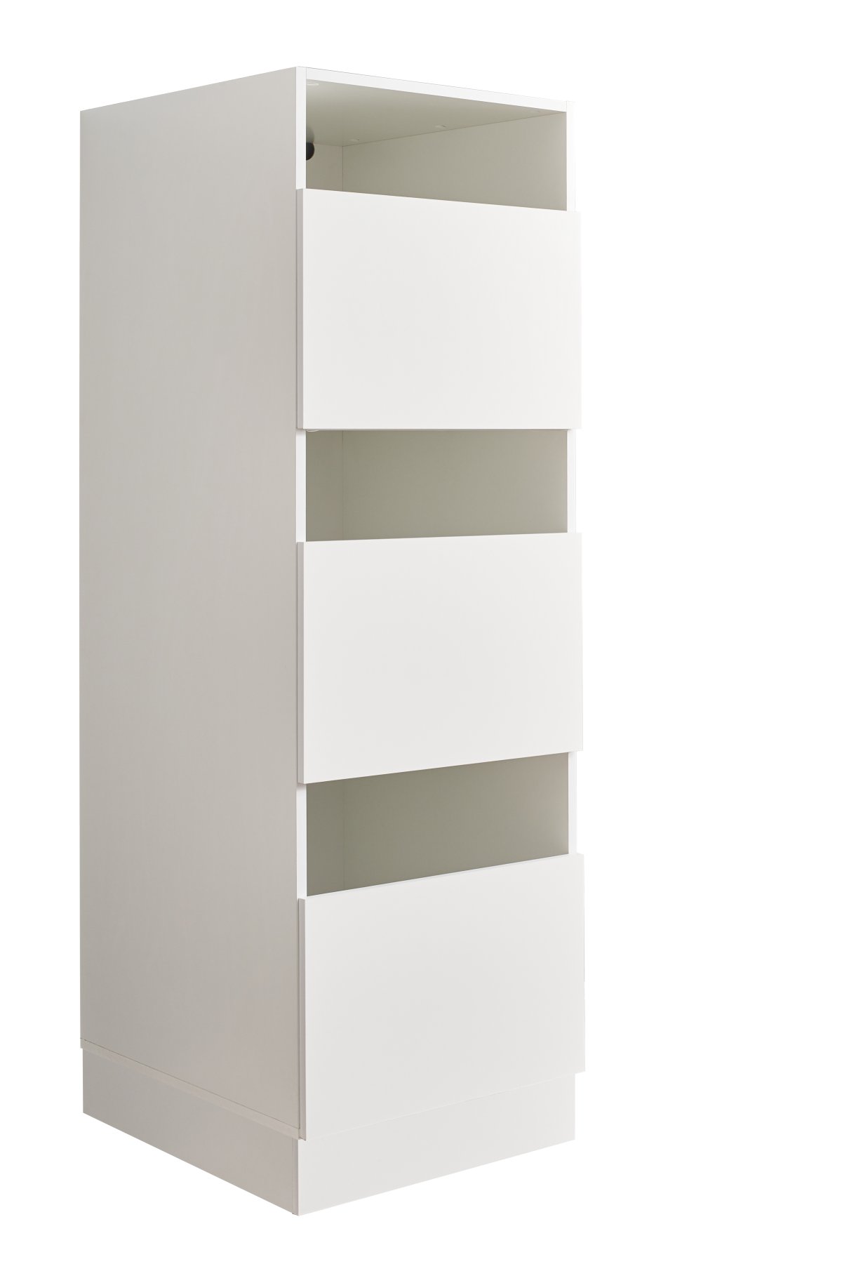 Interiax WASHWALL 'Mary' Armoire à panier à linge pour machine à laver Blanc - Armoire de tri de linge - 162x50x67,5 cm
