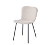 Interiax Chaise de salle à manger Jade Bouclé Sable miniature