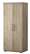 Interiax Wardrobe 'Mila' – 2 Doors, 2 Drawers, 1 Hanger & 3 Shelves | Sonoma Oak | 183x80x52 cm thumbnail