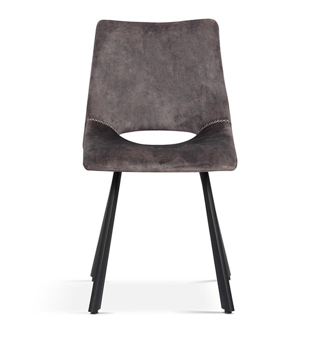 Interiax Dining Chair Lea Velvet Grey