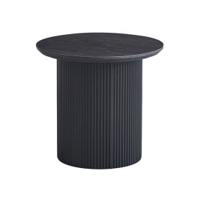 Interiax Coffee Table 'Rayan' 50 cm Round Decor Dark Brown