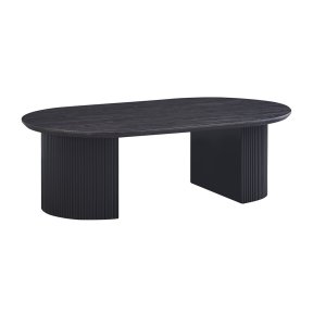Interiax Coffee Table 'Rayan' 120 cm Oval Decor Dark Brown
