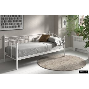 Bedzetel 'Sablo' Wit 90x200 Met Lattenbodem