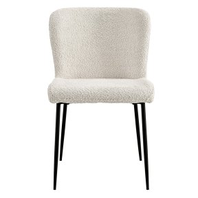 Interiax Eetkamerstoel Flo Bouclé Ecru