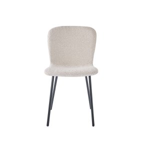 Interiax Chaise de salle à manger Jade Bouclé Sable