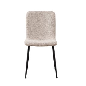 Interiax Eetkamerstoel Mona Bouclé Beige