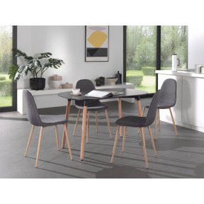Table 'Evi' 120x80 Noir mat