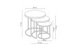 Interiax Side Table 'Finn' 3-Piece Mangolia thumbnail