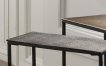 Interiax Table d'Appoint 'Noud' Métal miniature