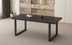 Interiax Table à Manger 'Oliver' 180 cm Décor Brun Foncé miniature