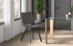 Interiax Dining Chair Lea Velvet Grey thumbnail