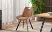 Interiax Dining Chair Ida Micro Fiber PU Dark Brown thumbnail