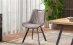 Interiax Chaise de salle à manger Ida Micro Fiber PU Gris miniature