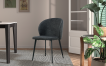Interiax Dining Chair Livia Fabric Dark Grey thumbnail